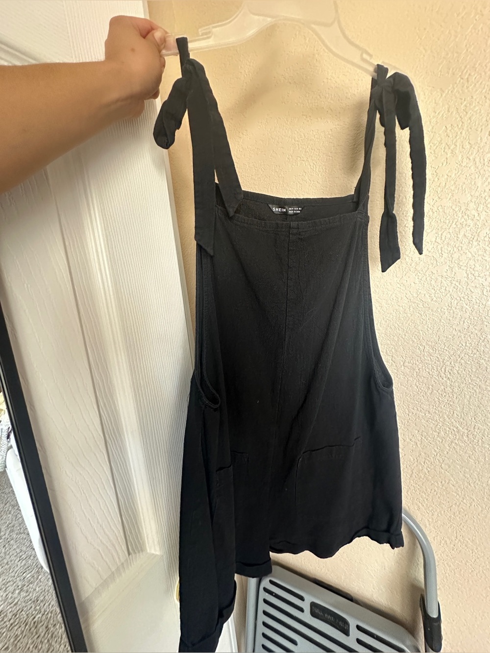 SHEIN Black Mini Romper